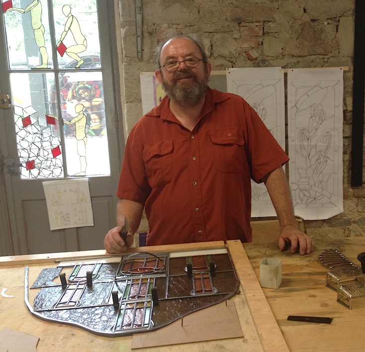 Portrait de Marc, vitrailliste parisien dans le 9ème arrondissement